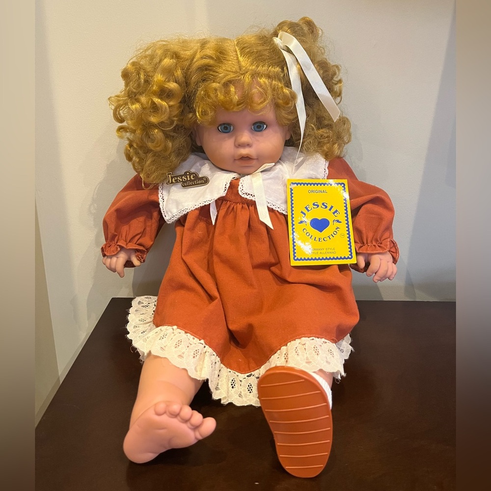 German Jessie Doll For COLLECTION or PLAY, Vintage 1992 Quality Life Size Doll